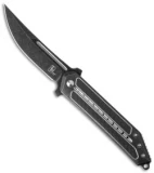 Begg Steelcraft Series Sun Tzu Kwaiken Frame Lock Knife (4" Black SW)