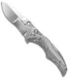 Brian Tighe Custom Tighe Zip Button Lock Knife Titanium (3.75" Compound) #5