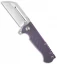 Andre de Villiers Mid-Tech Butcher V2 Knife Violet (3.75" Satin) AdV