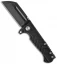 Andre de Villiers Mid-Tech Butcher Flipper Knife Distress (3.75" Black SW) AdV