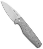 Viper Knives DAN 2 Wharncliffe Knife Silver Twill G-10 (2.9" Satin) V5930STW