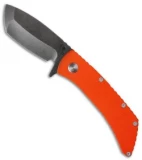 Medford TFF-2 Flipper Frame Lock Knife Orange G-10 (4" Black SW) MKT