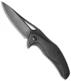 Brous Blades Exo Liner Lock Flipper Knife Titanium (3.375" Full Acid Stonewash)