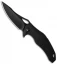Brous Blades VR-71 Liner Lock Flipper Knife G10 (4" Blackout)