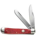 Boker Traditional Trapper Knife 4.125" Jigged Red Bone 110747