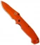 Burnside Knives Cabrillo Orange Liner Lock Knife G-10 (4" Orange)