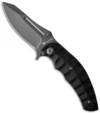 Browning Black Label No Boundaries Liner Lock Knife Black G-10 (3.5" Gray) 168BL