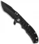 Kizer Caligine Tanto Frame Lock Knife Titanium (3.5" Black SW) Ki401DT1