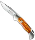 Boker Splint Lockback Knife Amber Resin (3.125" Polish) 112118