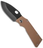 Medford TFF-1 Frame Lock Knife Coyote G-10/Ti (4" Black SW) MKT