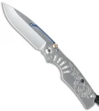 Chris Reeve Ti-Lock Blue Steam Knife Titanium (3.25" Stonewash)