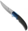 Jason Clark Persian Flipper Knife Carbon Fiber/Titanium (3.75" Satin)