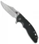 Hinderer Knives XM-18 3.5 Bowie Frame Lock Knife Black/Green G-10 (Stonewash)
