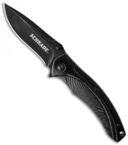 Schrade Liner Lock Knife Black (2.875" Black Stonewash) SCH218