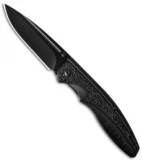 Schrade Liner Lock Knife Black (3.375" Black) SCH216