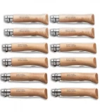 Opinel No. 6, 7 & 8 Stainless Steel Folding Knife Set (12 Piece) 4x