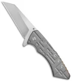 Sergey Rogovets Knives Model 15 Flipper Titanium Knife (3.875" Satin)