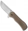Doc Shiffer Field Grade Recon Knife Bronze Backspacer (3.5" Stonewash)