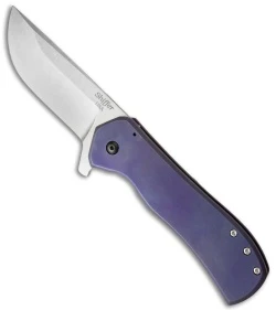 Doc Shiffer Field Grade Recon Knife Purple Stand-offs (3.5" Stonewash)