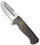 Andre de Villiers Custom Pathfinder Flipper Carbon Fiber/Olive (3.75" Satin) AdV