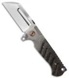 Andre de Villiers Custom Butcher V2 Frame Lock Knife LSCF (3.75" Satin) AdV