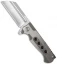 Andre de Villiers Mid-Tech Butcher V1 Frame Lock Knife Brushed (3.75" Satin) AdV