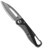 Buck Apex Frame Lock Knife Carbon Fiber (2.625" Gray) 0818CFS