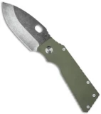 Medford TFF-1 Frame Lock Knife OD Green G-10 (4" Black SW) MKT