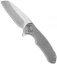 Curtiss Knives F3 Large Wharncliffe Knife Titanium + Backspacer (4" Two-Tone)