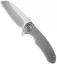 Curtiss Knives F3 Large Wharncliffe Frame Lock Knife Titanium (4" Two-Tone)