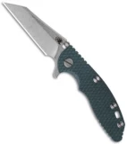 Hinderer Knives XM-18 3.0 Wharncliffe Flipper Knife Green G-10 (Stonewash)