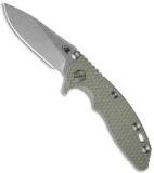 Hinderer Knives XM-18 3.0 Slicer Flipper Knife Foliage Green (Stonewash)