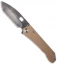 Medford 187DPT Frame Lock Knife Coyote G-10 (4.25" Vulcan) MKT