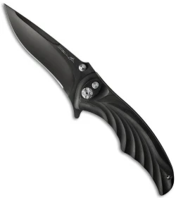 Brian Tighe Custom Tighe Coon Knife Fluted Titanium (3.75" DLC Polish)