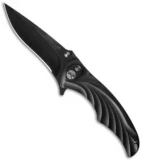Brian Tighe Custom Tighe Coon Knife Fluted Titanium (3.75" DLC Stonewash)