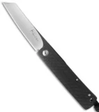Kansei Matsuno Custom F011 Friction Folder Knife Carbon Fiber (2.625" Satin)