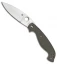 Spyderco Barong by Ed Schempp Folding Knife Green G-10 (Plain) C124GPFG