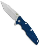 Hinderer Knives Eklipse Flipper Knife Blue/Black G-10 Bronze (3.5" Stonewash)