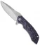 Olamic Cutlery Wayfarer Liner Lock Knife Purple G-10 (4" Stonewash) W559