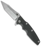 Hinderer Knives Eklipse Flipper Knife Black/Gray G-10 (3.5" Stonewash)