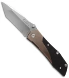 Kizer Cutlery Ki303 Tanto Liner Lock Knife Black G-10 (3.5" Polish)