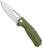 Kizer Cutlery Ki3411A1 Small Liner Lock Knife Green G-10 (2.5" Stonewash)