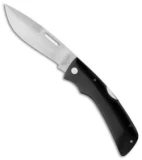 Blackie Collins Paragon Custom Black Micarta Manual Folding Knife (Style 2)