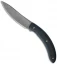 Brad Zinker Circle Liner Lock Flipper Knife Blue G-10/Carbon Fiber (3.75" Matte)