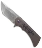 Rick Barrett Custom Honor Tanto Proto Flipper Knife (3.5" Hamon) 1 of 2