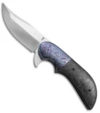 Jeff VanderMeulen Custom Barely Legal Knife MokuTi/CF (3.75" Satin)