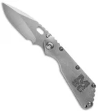Mick Strider Custom SMF Dagger Knife Stonewash Graphic Titanium Handle MSC