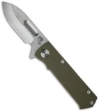 Medford TFF-4 Sub-Compact Frame Lock Knife OD/Flame (3.4" Stonewash) MKT