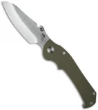 Medford TFF-3 Frame Lock Knife OD Green/Tumbled (4.25" Stonewash) MKT