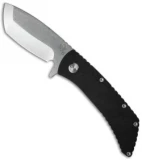 Medford TFF-2 Flipper Frame Lock Knife Black G-10/Flame (4" Stonewash) MKT